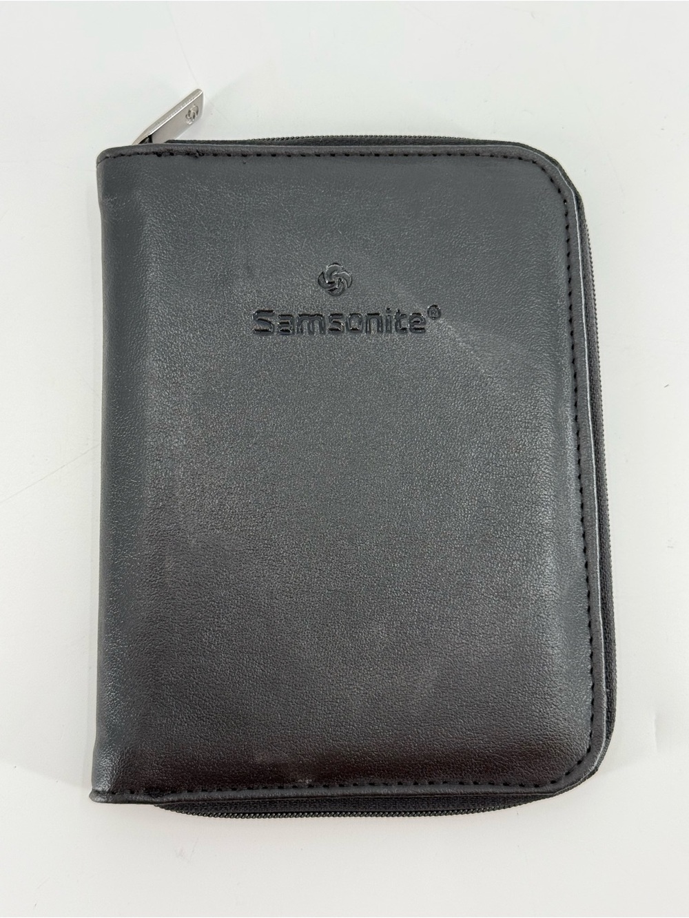 Samsonite Black Leather Passport Holder